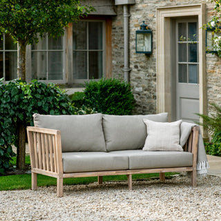 2 Seater Wooden Garden Sofa - Limited Abode