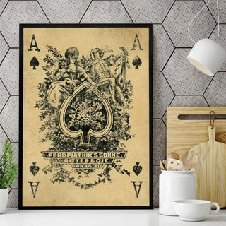 Ace Playing Card Print - Limited Abode