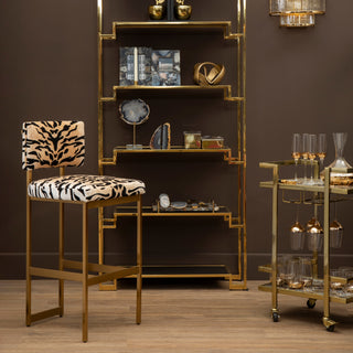 Animal Print Bar Stool