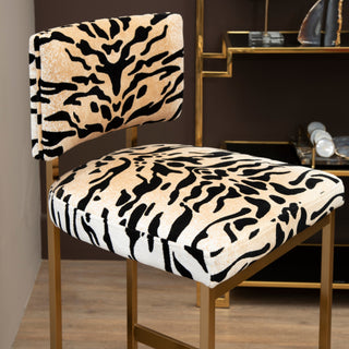 Animal Print Bar Stool