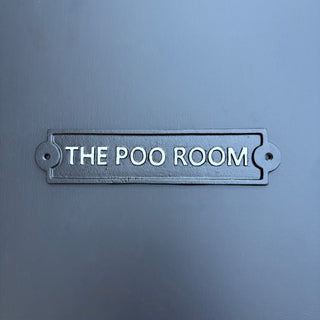 Bathroom Wall Sign