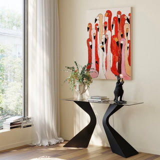 Black Console Table - Limited Abode