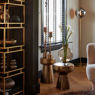 Bronze Round Side Table - Limited Abode