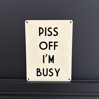 Busy Sign