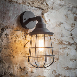 Caged Outdoor Light