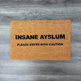 Caution Doormat