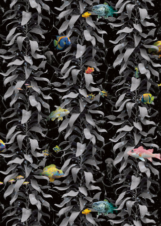 Charcoal Underwater Wallpaper - Limited Abode