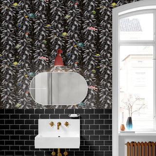Charcoal Underwater Wallpaper - Limited Abode