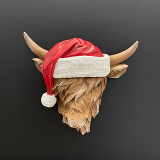 Christmas Highland Cow