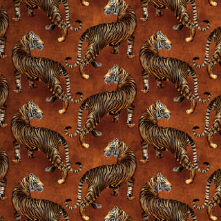 Copper Tiger Wallpaper - REUSE DAWN - Limited Abode