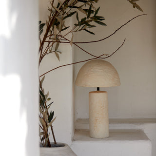 Cream Table Lamp - Limited Abode