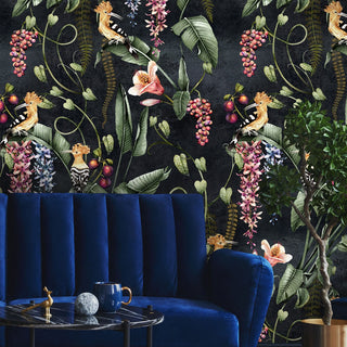 Dark Exotic Garden Wallpaper - REUSE DAWN - Limited Abode