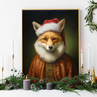 Fox Christmas Print - Limited Abode