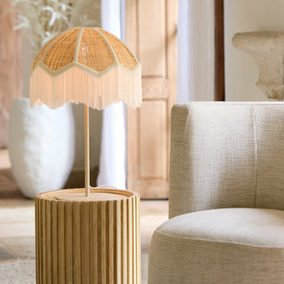 Fringed Table Lamp Shade