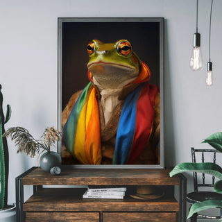 Frog Portrait Art - Limited Abode