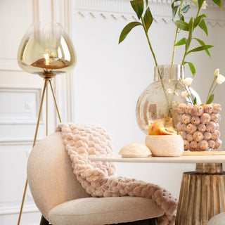 Gold Glass Floor Lamp - Limited Abode