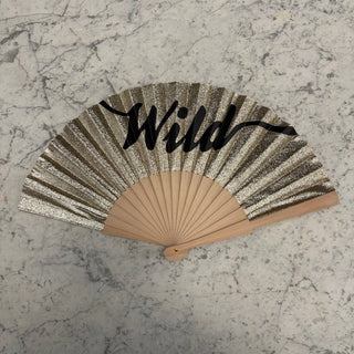 Gold Glitter Fan