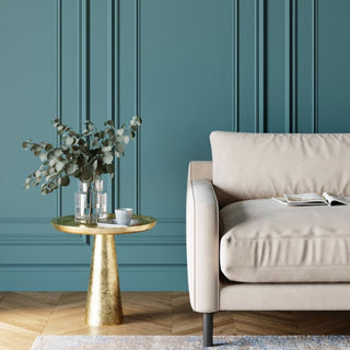 Gold Pedestal Side Table - Limited Abode