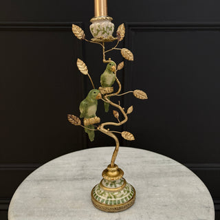 Green Candle Holder