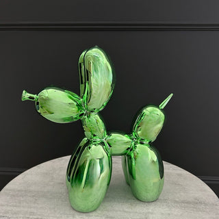 Green Metallic Balloon Dog - Limited Abode