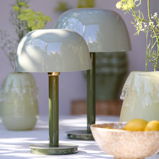 Green Mushroom Lamp