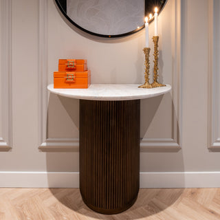 Half Moon Console Table - Limited Abode