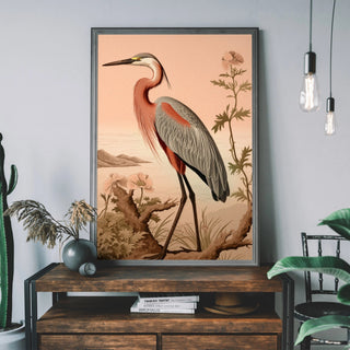 Heron Wall Art - Limited Abode