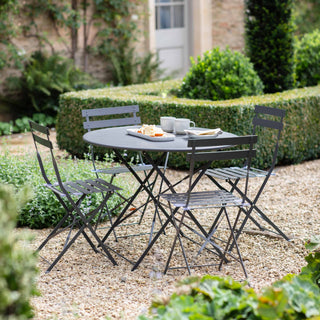 Large Black Garden Bistro Set - Limited Abode