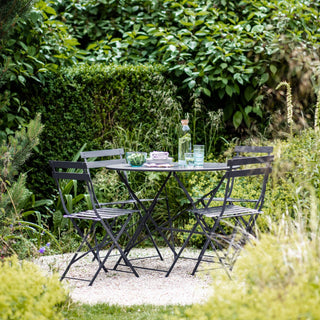 Large Black Garden Bistro Set - Limited Abode