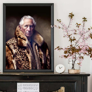 Leopard King Art Print - Limited Abode
