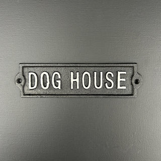 Metal Dog House Sign - Limited Abode