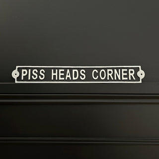 Metal Heads Sign - Limited Abode