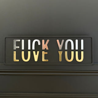 Metallic Sign