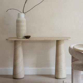 Neutral Console Table