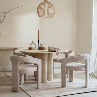 Neutral Dining Chairs (Set of 2)