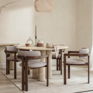 Neutral Dining Room Chairs (Set of 2)