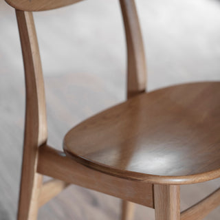 Oak Dining Chairs (Set of 2)