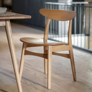 Oak Dining Chairs (Set of 2)