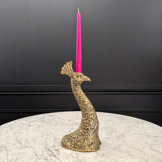 Peacock Candle Holder