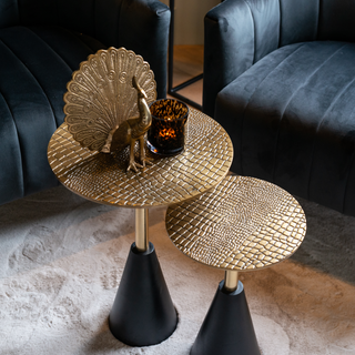 Pedestal Side Tables - Limited Abode 