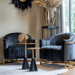 Pedestal Side Tables - Limited Abode