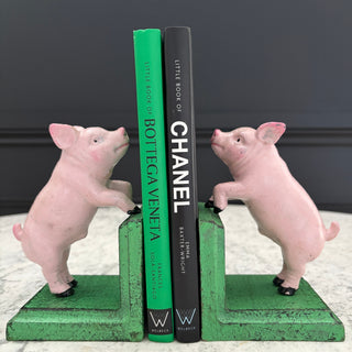 Pink Bookends