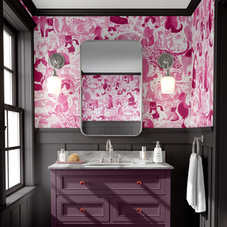 Pink Cats Wallpaper - Limited Abode