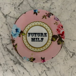 Pink Decorative Plate