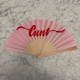 Pink Glitter Fan