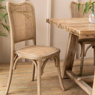 Rattan Dining Chairs (Set of 2)