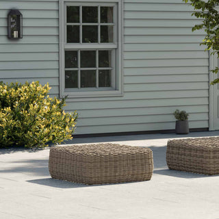 Rattan Ottoman reuse dawn - Limited Abode