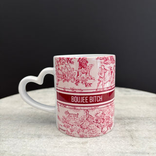 Red Heart Mug