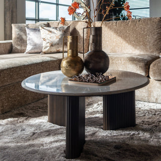 Round Marble Coffee Table - Limited Abode