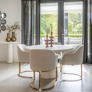 Round Pedestal Dining Table - Limited Abode
